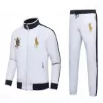 jogging pour hommes marque ralph lauren established 1967 blanc